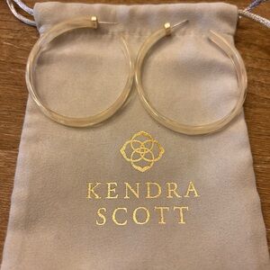 Kendra Scott Translucent Hoop Earrings